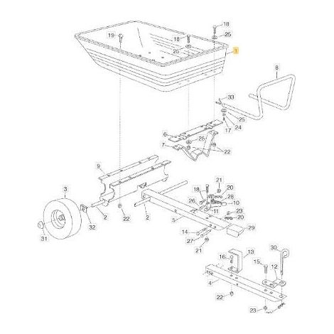 VASSOIO POLY ORIGINALE STIGA - 1319-2734-01