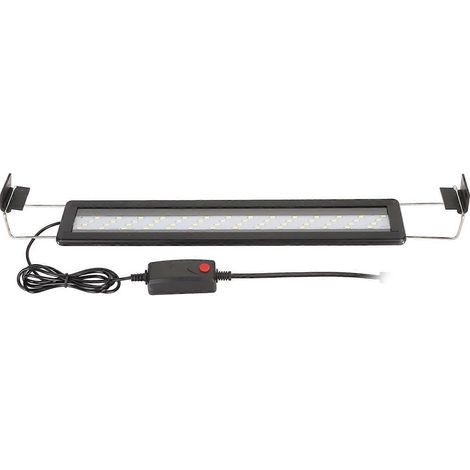 Lampe LED pour aquarium, dissipateur thermique en PVC, rendu des couleurs élevé, idéale pour les plantes, prise 220 V (Royaume-Uni). (1/3)