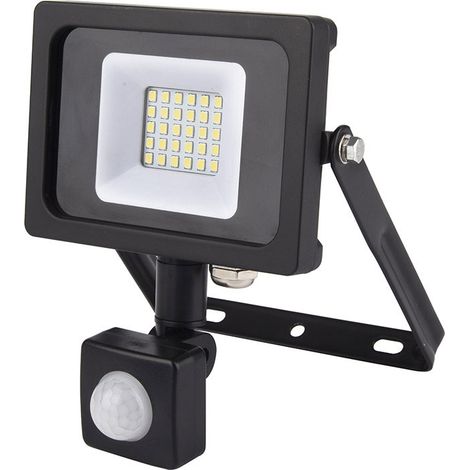 Projecteur LED 30W noir d tection LUXFORM (1/3)