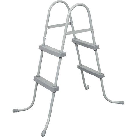 Bestway 58430 Escalera Piscina 2 Peldaños Gris 84 cm