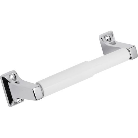Croydex Spindle Chrome Toilet Roll Holder, Bathroom Accessories - Sutton (1/4)