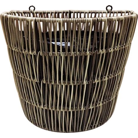 TrendLine Polyrattan Wand-Pflanztopf 32 x 18 x 29 cm  Wand-pflanztopf  Polyrattan  TrendLine  0692357806  Polyrattan