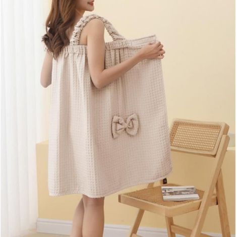 Peignoir de Douche - Non spécifié - Réglable - Design Élégant - Doux et Absorbant - Pratique pour les Voyages (1/4)