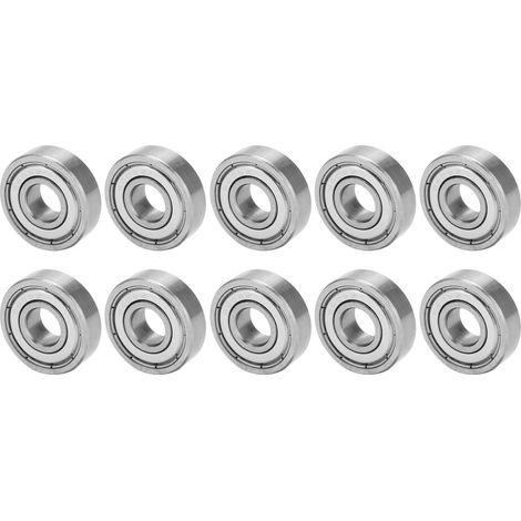 Packung mit 10 Mini-Einreihenlagern, hohe Drehzahl und geringe Geräuschentwicklung, Zubehör für mechanische Werkzeuge S609Z (1/5)