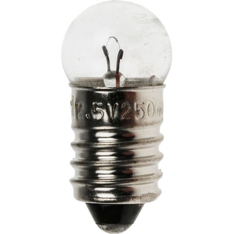 Ampoule RS PRO 2,5 V 250 mA, E10