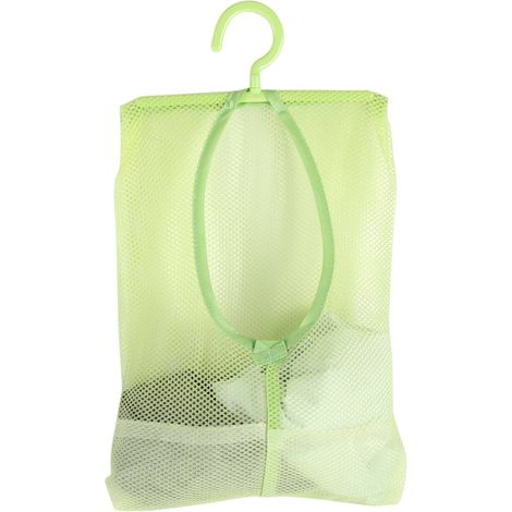Sac à Pinces à Linge avec Cintre, Suspendre pour Sac en Filet (Vert) (1/5)