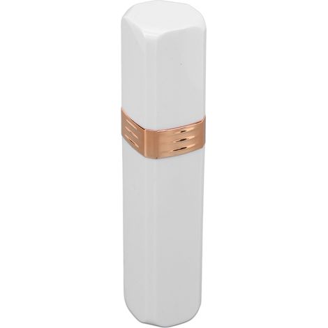 Tondeuse à sourcils et visage pour femmes, lavable, douce, compacte et électrique, pour lèvre supérieure, aisselles et jambes, blanche (1/5)