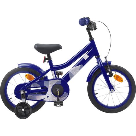 Teenpull – Kinderfahrrad 16 Zoll für 4-6 Jahre alt Dunkelblau (1/5)