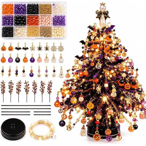 DIY-Weihnachtsbaum-Set mit Perlen, Tischweihnachtsbaum, E (1/5)
