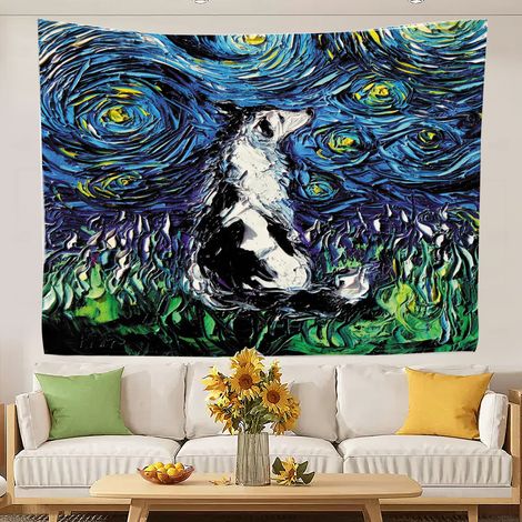 Tapisseries originales, couvertures de plage uniques, fond de chambre, maison, dortoir 100x75cm (1/5)