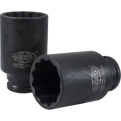 Bussola ad Impatto 8mm, 1/2 Pollice, Cr-Mo, 12-Kant (1/2)