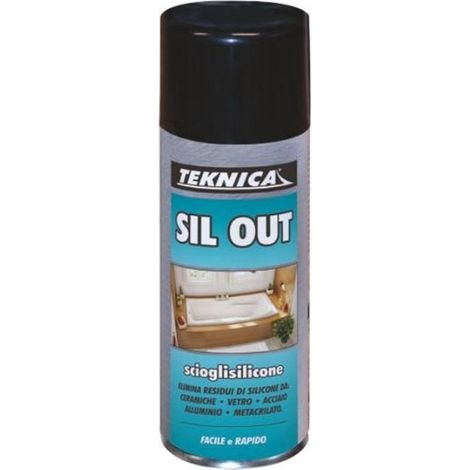 Sciogli silicone TEKNICA spray 200ml rimuovi residui senza rovinare le superfici
