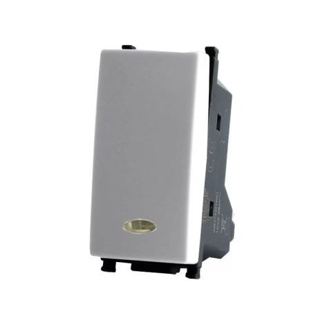 Mapam GEM Pulsante Spia 10A-230V compatibile Vimar Plana - GEM 665B