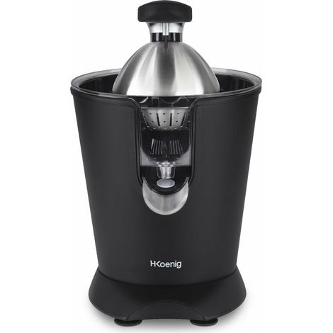 H.Koenig AGR82 spremiagrumi elettrico nero opaco acciaio inossidabile