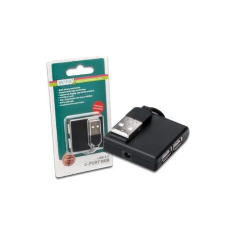 HUB DIGITUS USB 2.0 4X USB A/F 1X USB B MINI/M (1/4)