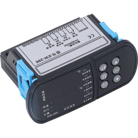 Digitaler Thermostat-Temperaturregler für Heizung und Kühlung mit Alarmfühler, AC220V (1/5)