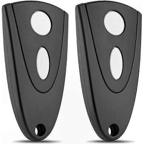 Ouverture de Porte de Garage sans Fil 433MHz - Lot de 2 Télécommandes Universelles pour Moteur de Portail, Systèmes Multiples (1/5)