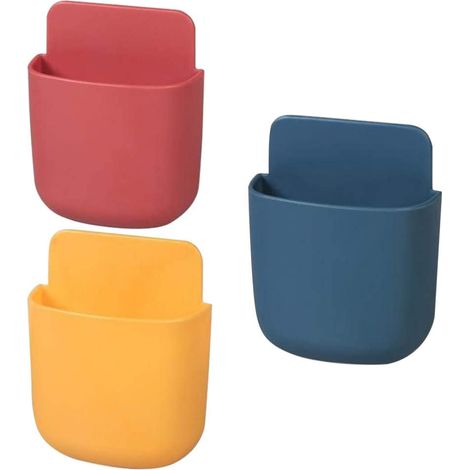Support Pour Télécommande - Fixation Murale Adhésive - Organisation TV Séjour Cuisine Bureau - Lot De 3 (1/5)