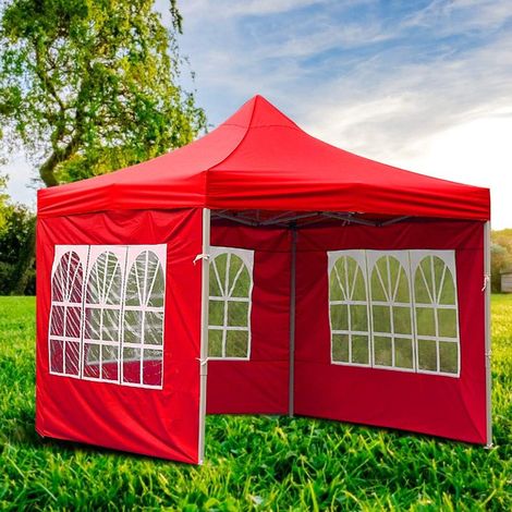 Tentes d'extérieur, parois latérales de tente, tentes imperméables, tonnelles, auvents de jardin (rouge, armature et toile non incluses)