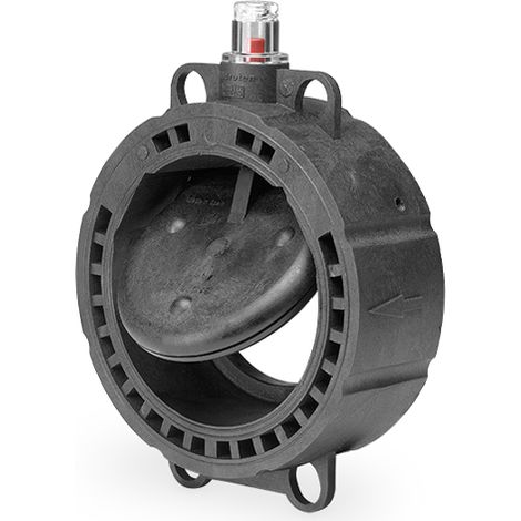 VAL PVC RETENCION CLAPETA AUTOCIERRE C/VISOR SYSTEM Ø110