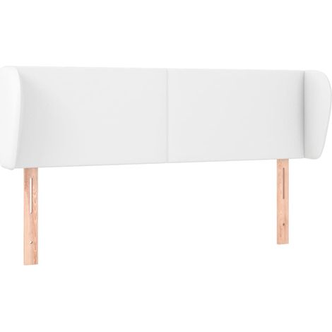Maison Exclusive - Kopfteil mit Ohren Weiß 147x23x78/88 cm Kunstl
