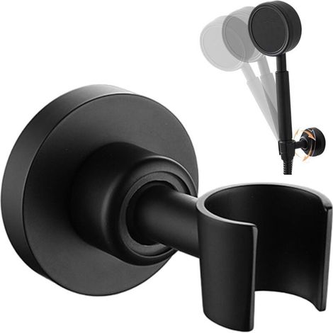 Support de pommeau de douche mural, support de pommeau de douche à 360°, support de pommeau de douche à main pour salle de bain