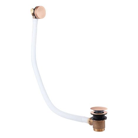 Bonde de vidage ronde clic-clac avec système de remplissage Or Rose Mat 24K - TRES 03453430OPM (1/2)