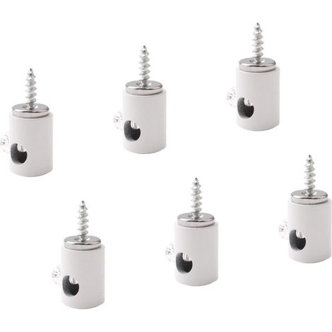(blanc) 6PCS Crochet pour lustre, Crochet pour lustre à câble (1/5)