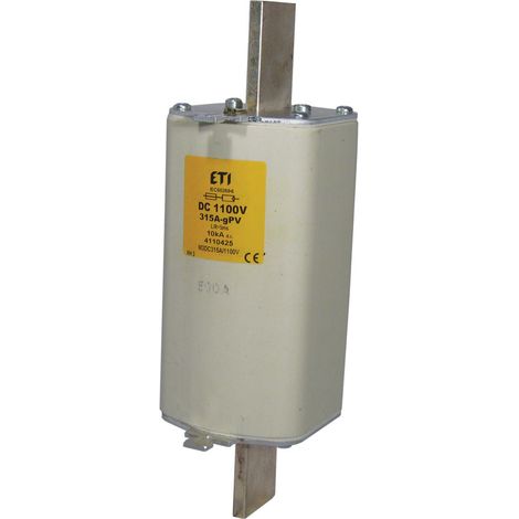 [NEUWERTIG] B-Ware ETI Sicherungseinsatz NHS3L Sicherung gPV 315A/1100V DC Photovoltaik Modul (1/2)