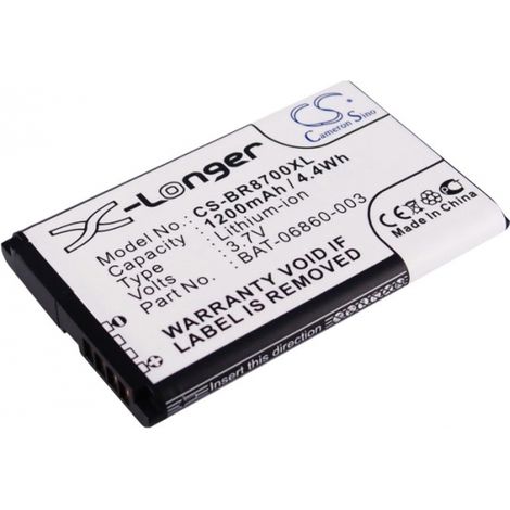 Batería BlackBerry 8700f C-S2 de 1900 mAh, iones de litio, 3,7 V