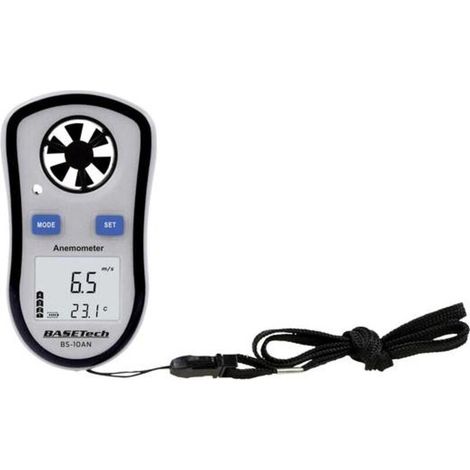 [GEBRAUCHT] B-Ware Basetech Anemometer BS-10AN Flügelrad-Messgerät Geschwindigkeitsmessung Strömung
