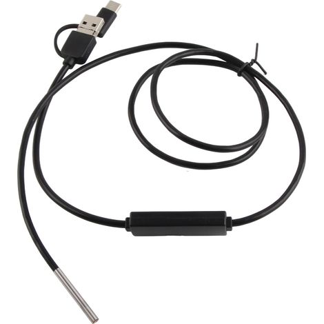 3-in-1-Endoskop für Android-Typ-C-Mobiltelefone, 3,9-mm-Objektiv, hochauflösendes, wasserdichtes Endoskop (1 m Kabel) (1/5)