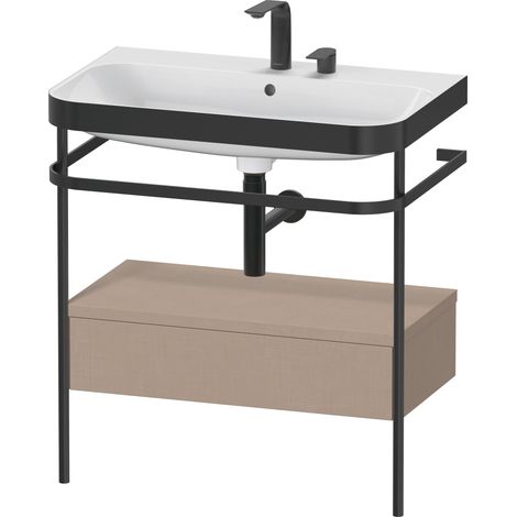 Duravit Happy D.2 Plus c-bonded Set mit Metallkonsole und
