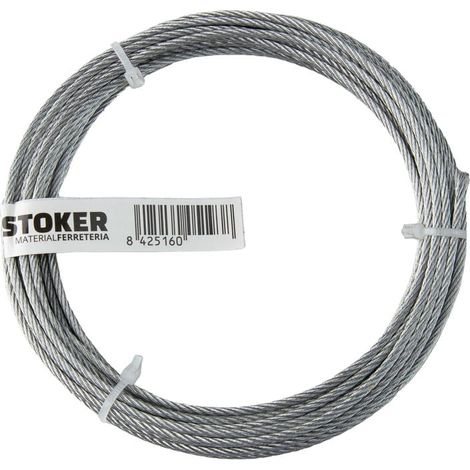 Cable para persianas stoker acero 2 mm 6 m galvanizado