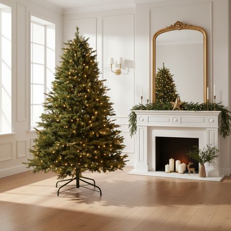 Albero di natale "New Jackson Hole" in 100% PVC di Altissima qualità -240 cm (1/5)