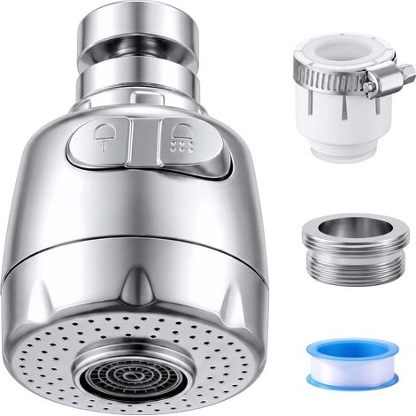 Embout Robinet 360° 2 Modes, Mousseur Cuisine (1/5)
