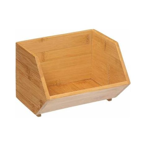 1 papelera organizadora de bambú modelo pequeño - 5five