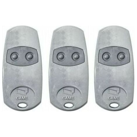 Telecommande d'origine Came TOP432EE 3 pieces. Frequence de code fixe 433,92 MHz