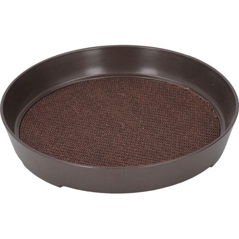 Small Tea Tray Simple Round Alloy Decorative Tea Serving Tray for Home Patio Porch Deck (1/5)