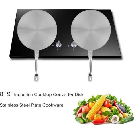 Diffuseur De Chaleur - Acier Inoxydable - Pour Cuisinière À Gaz Électrique Induction - 20 cm - 1 Pièce (1/4)