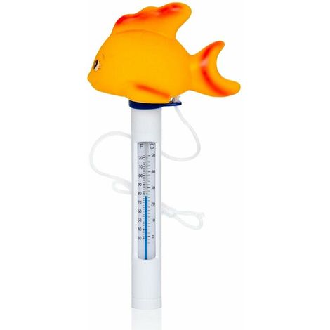 DEESSE SHOP - Thermomètre de piscine flottant Poisson Thermomètre de piscine flottant Thermomètre analogique pour eau (1/5)