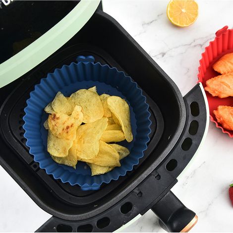 Cuisinière en silicone pour friteuse à air chaud, grande, grise 2 (1/4)