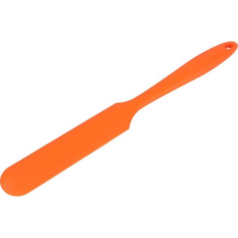 Mélangeur à pâte en silicone orange - Spatule à beurre, grattoir pour gâteau, pinceau de cuisson - Outil de pâtisserie (1/5)