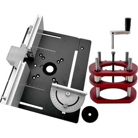 Défonceuse à bois Outils de gravure de table Plaque d'insertion pour moteurs de 65 mm de diamètre Noir (1/5)