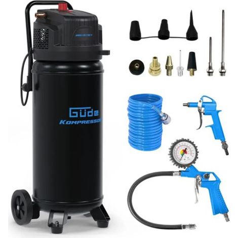 Güde Kompressor stehend vertikal 220 l/min , ölfrei, 50 Liter Kessel, 10 bar Arbeitsdruck