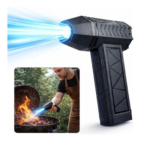 Mini ventilateur électrique portable pour éclairage de barbecue 1 (1/5)