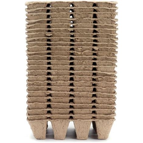 Lot 24 plateaux semis 12 cellules – pots germination graines – pépinière tasse – culture domicile (1/5)