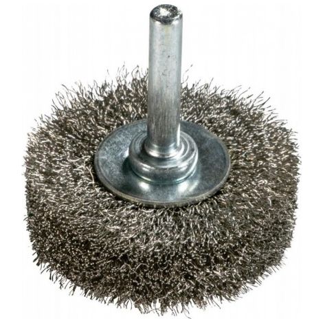 Brosse ronde V4A ondulé sur tige 50x15x02mm ZEINTRA (1/3)