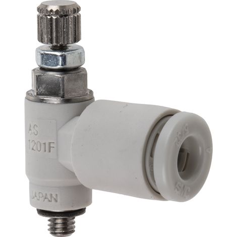 Commande de vitesse SMC AS, M3 x 0.5 Mâle ( Prix pour 1 )