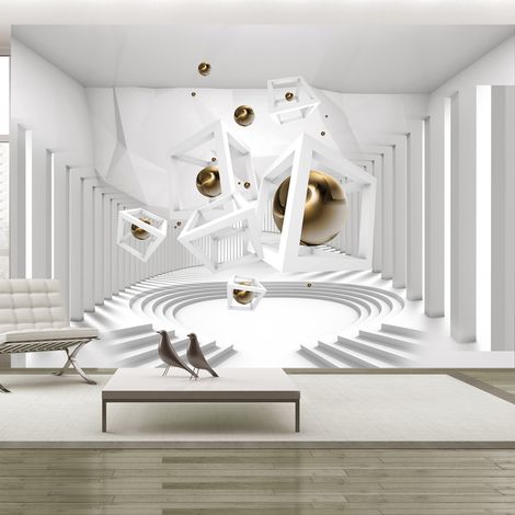 Fotomurale - Geometrical Corridor  - 100x70 (1/4)